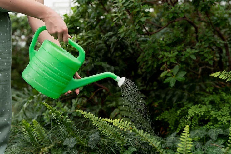 air cucian beras untuk tanaman, manfaat air cucian beras, pupuk alami dari dapur, pupuk cair organik, tanaman palem subur, ivy dan karet kebo, cara pupuk alami rumah, pupuk mikroba alami, fermentasi air beras tanaman